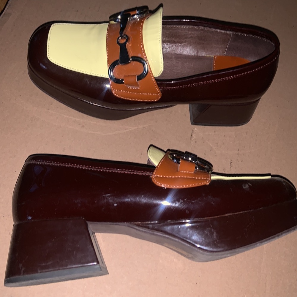 Jeffrey Campbell Student Shoes Loafers size 7.5 - Picture 5 of 8